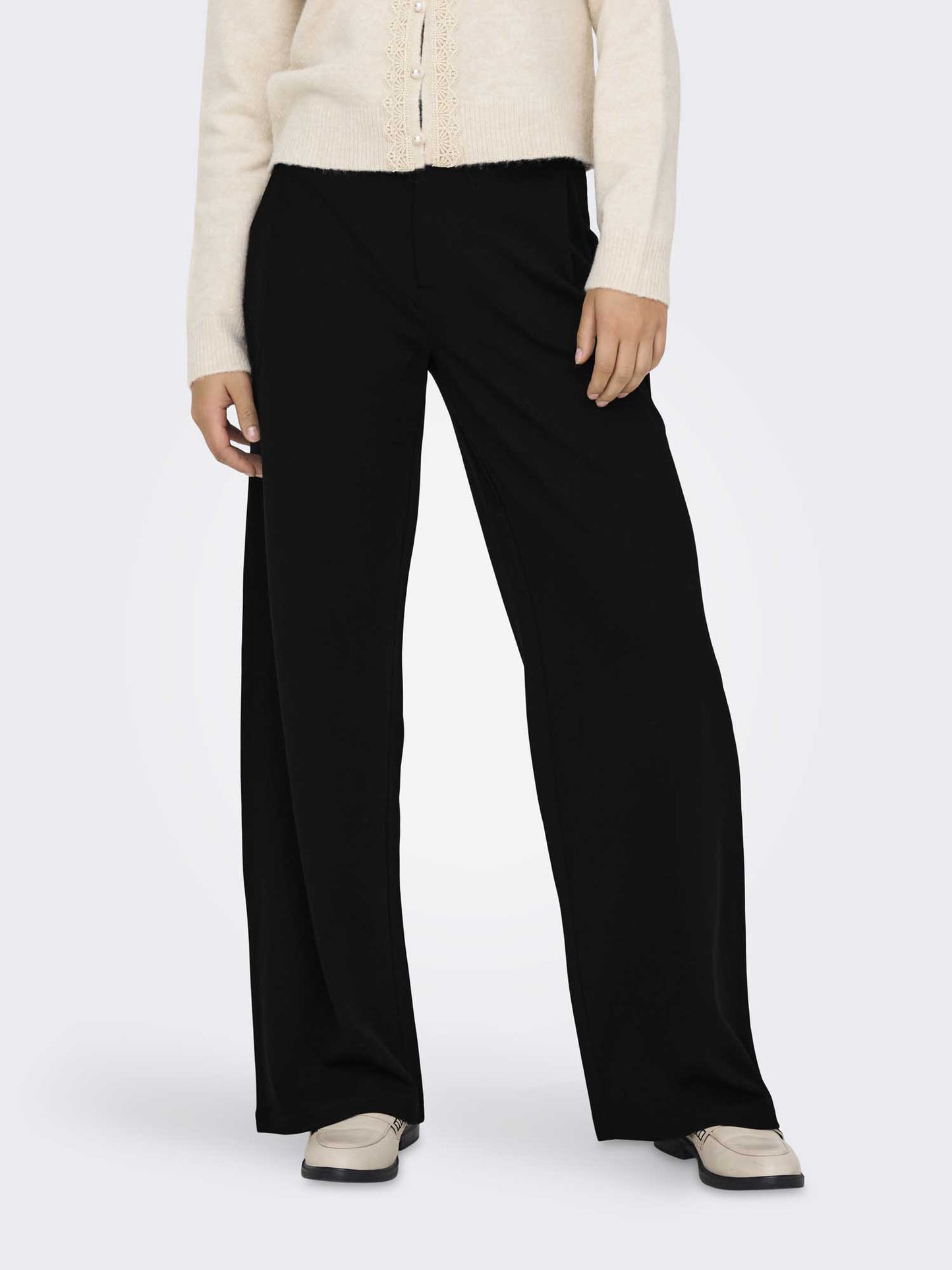 PANTALONE GEGGO REGULAR JACQUELINE DE YOUNG DA RAGAZZA NERO