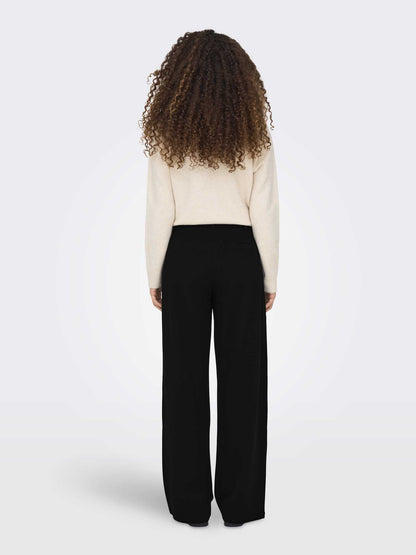 PANTALONE GEGGO REGULAR JACQUELINE DE YOUNG DA RAGAZZA NERO