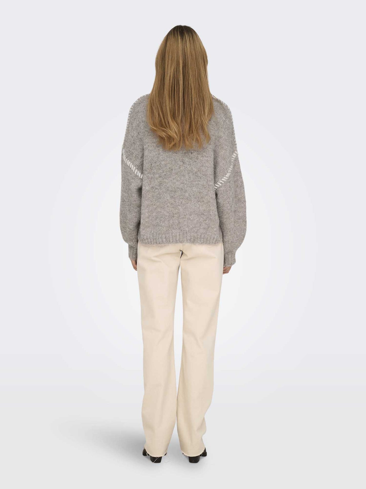 PULLOVER ZOEY JACQUELINE DE YOUNG DA RAGAZZA BEIGE