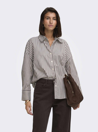 Jaqueline de Yong Vesper, camicia da donna multicolore