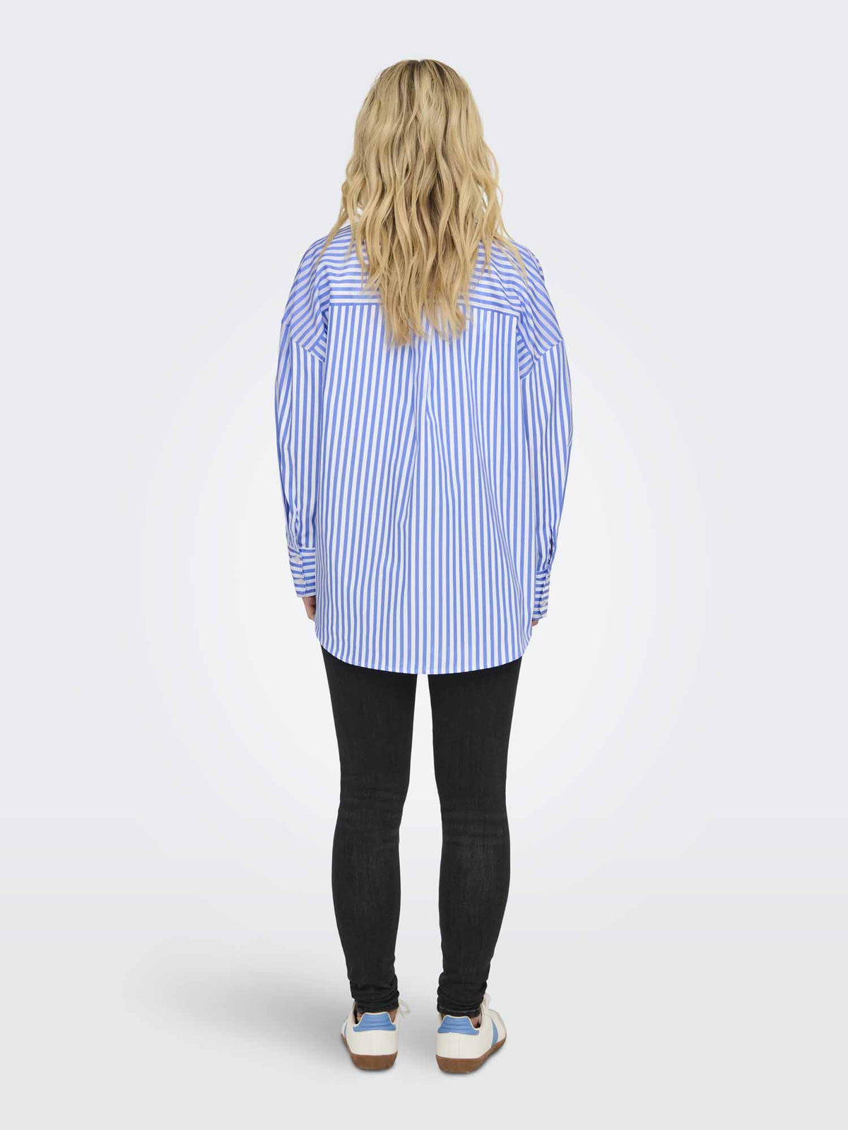 Jdy vesper camicia da donna bianco-blu