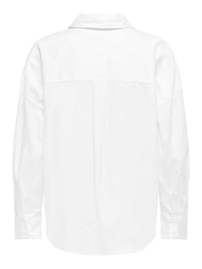 Jdy vesper camicia da donna bianco