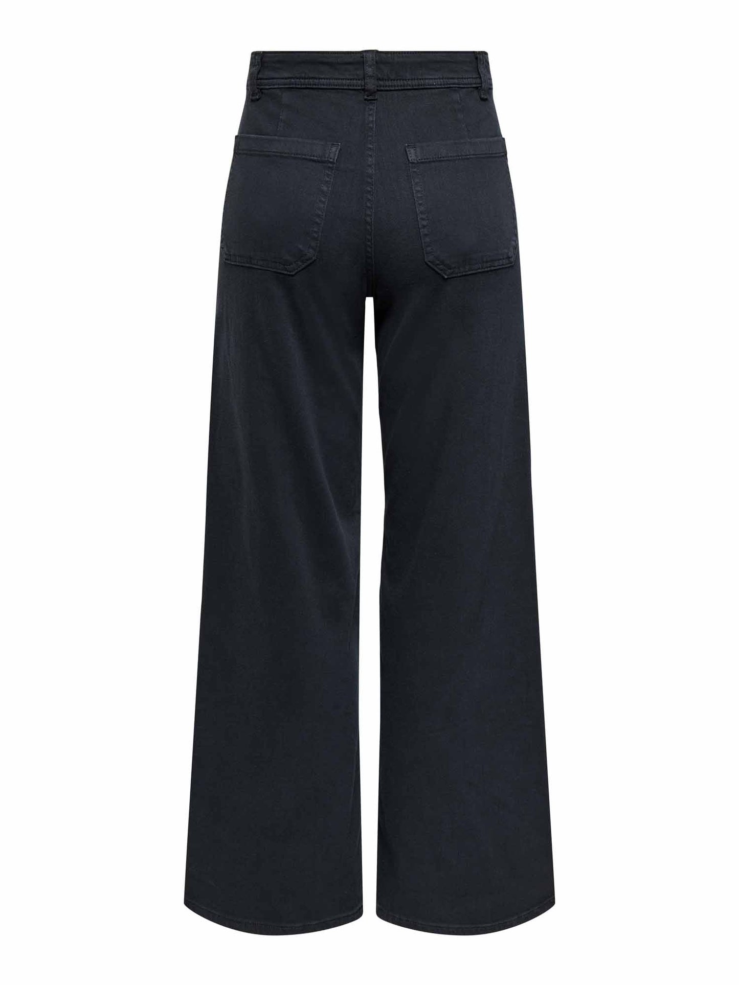 Jacqueline de Yong Jdyiris, pantaloni bootcut a vita alta neri da donna