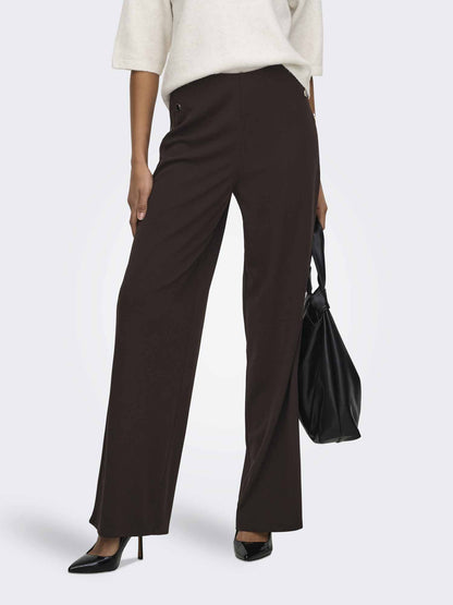 Jaqueline De Yong JDY Geggo Life, pantalone da donna marrone