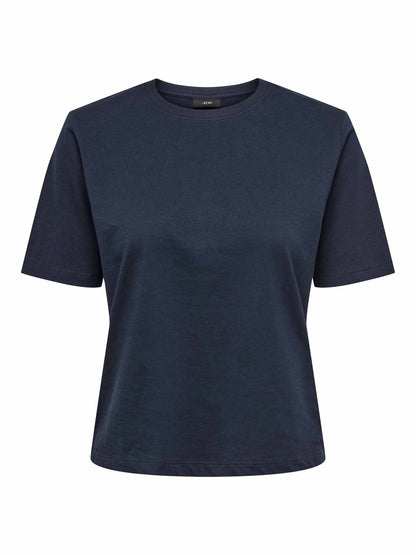 Jacqueline de Yong Rex, t-shirt maniche corte blu donna casual
