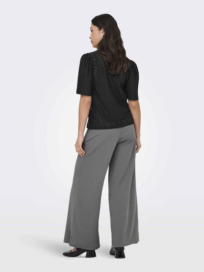 Jdy carla cathinka t-shirt da donna nero