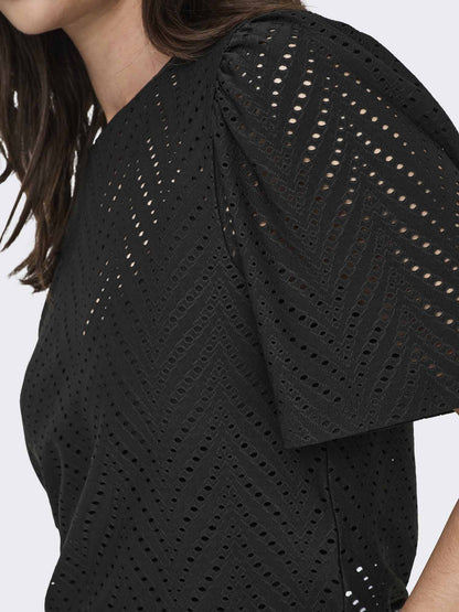 Jdy carla cathinka t-shirt da donna nero