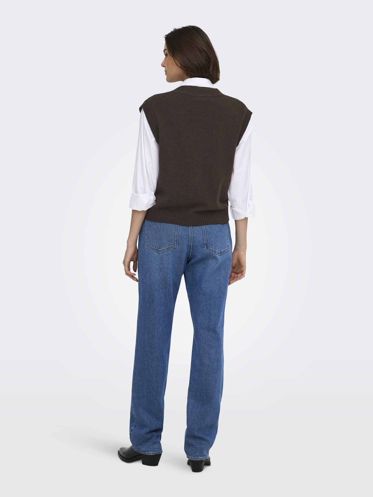 Jacqueline De Yong JDY Super Life, gilet/cardigan da donna marrone