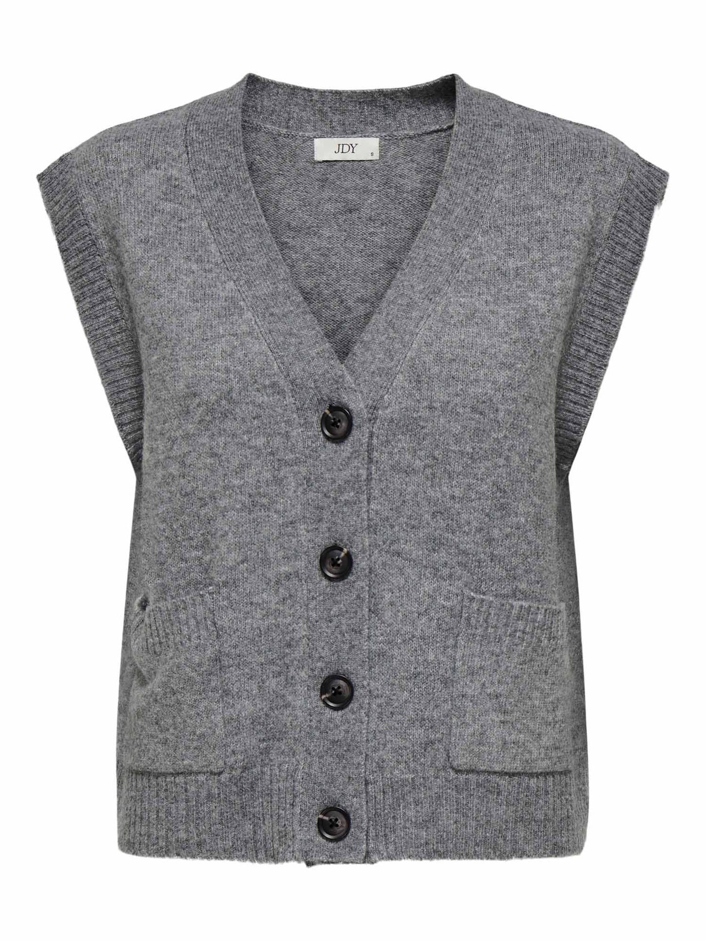 Jacqueline De Yong JDY Super Life, gilet cardigan da donna grigio