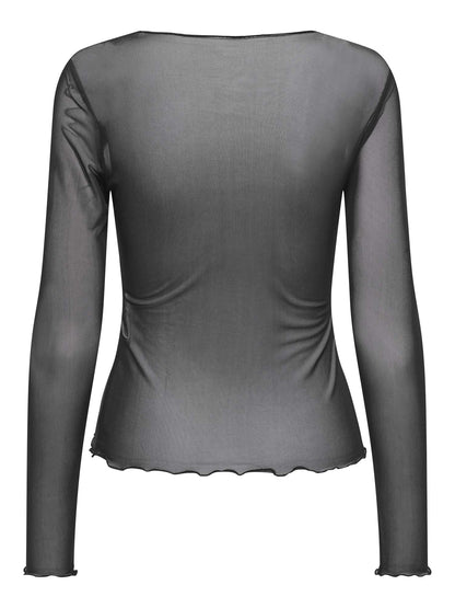 MAGLIA ELSA JACQUELINE DE YOUNG DA RAGAZZA NERO