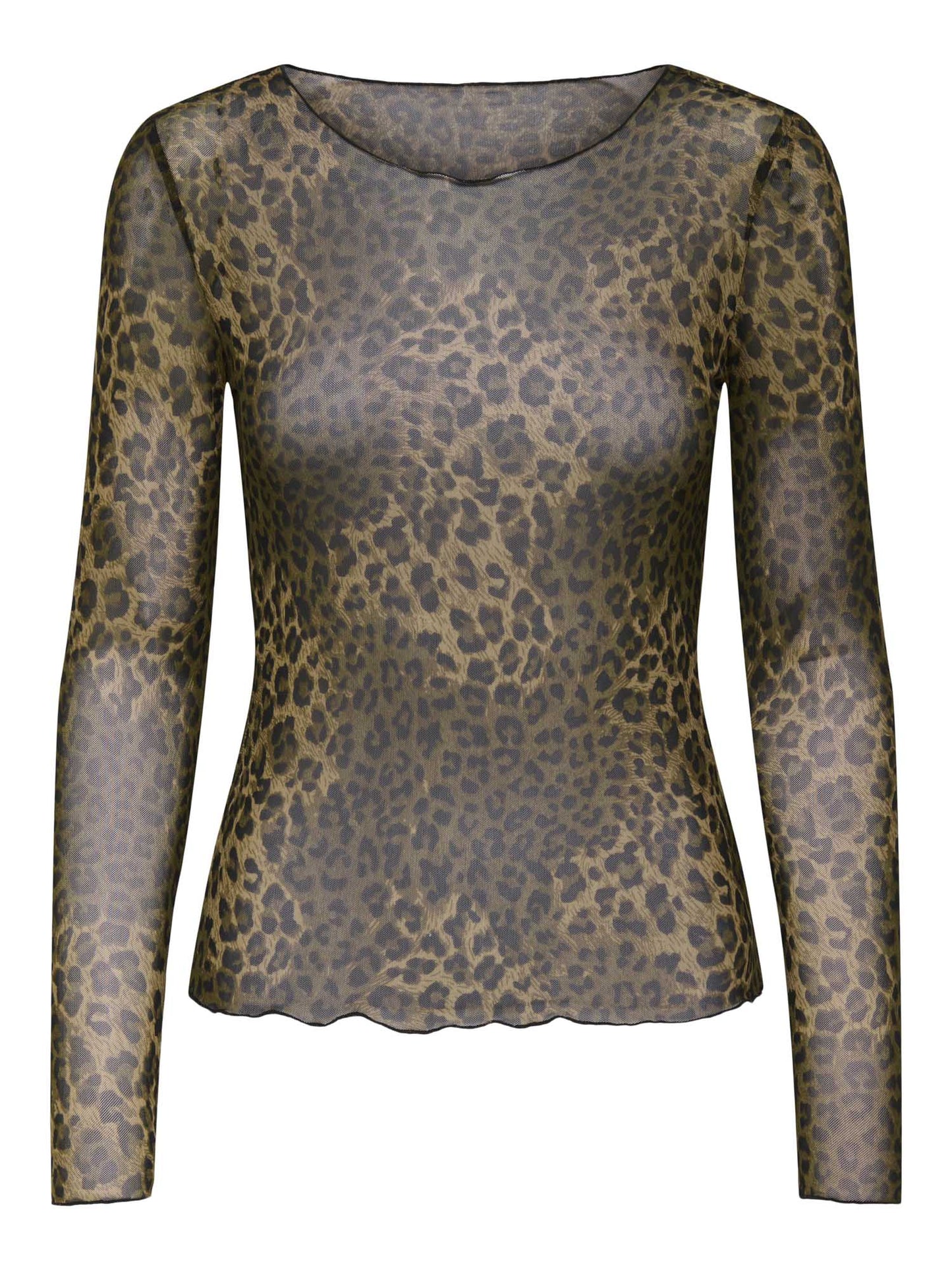 MAGLIA ELSA JACQUELINE DE YOUNG DA RAGAZZA LEOPARDATO
