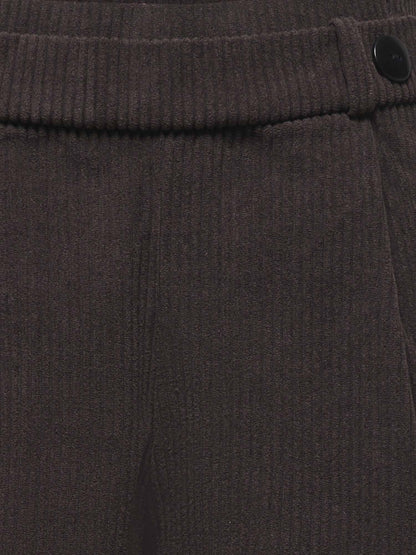 Jacqueline de Yong Geggo Cord, pantalone da donna marrone