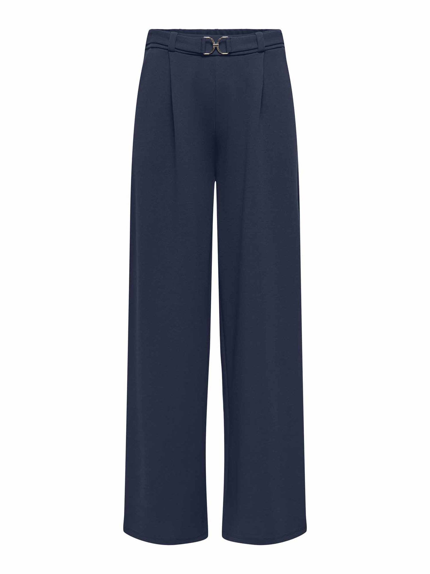 Pantaloni casual blu da donna Jacqueline De Yong con cintura