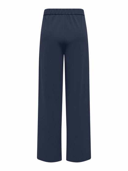Pantaloni casual blu da donna Jacqueline De Yong con cintura