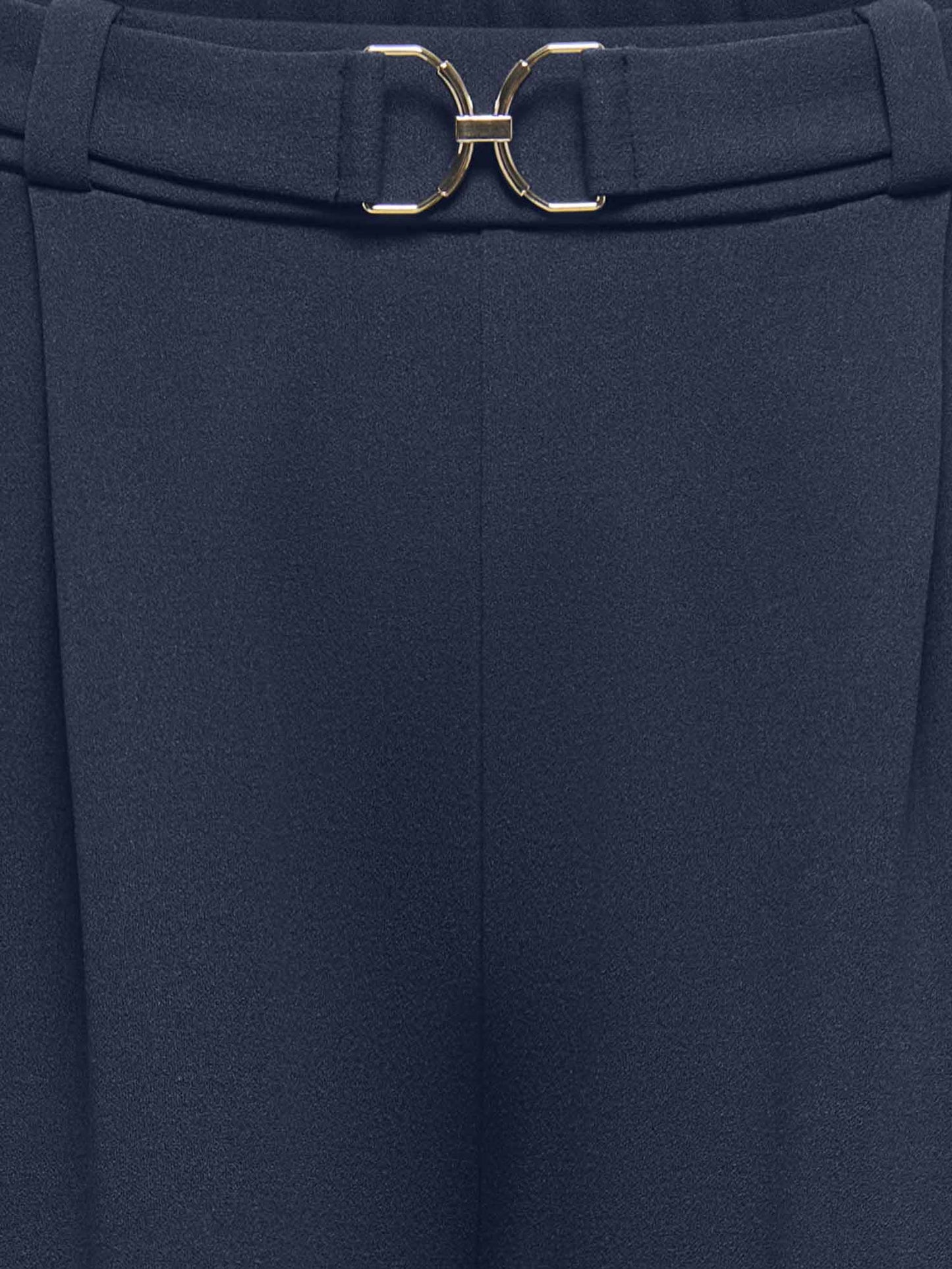 Pantaloni casual blu da donna Jacqueline De Yong con cintura