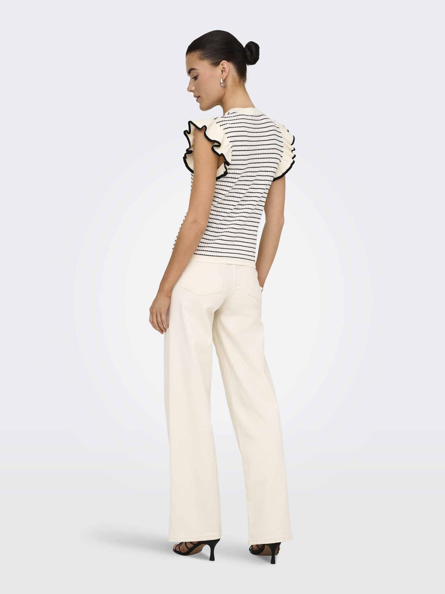 T-shirt multicolore a maniche corte da donna Jacqueline de Yong