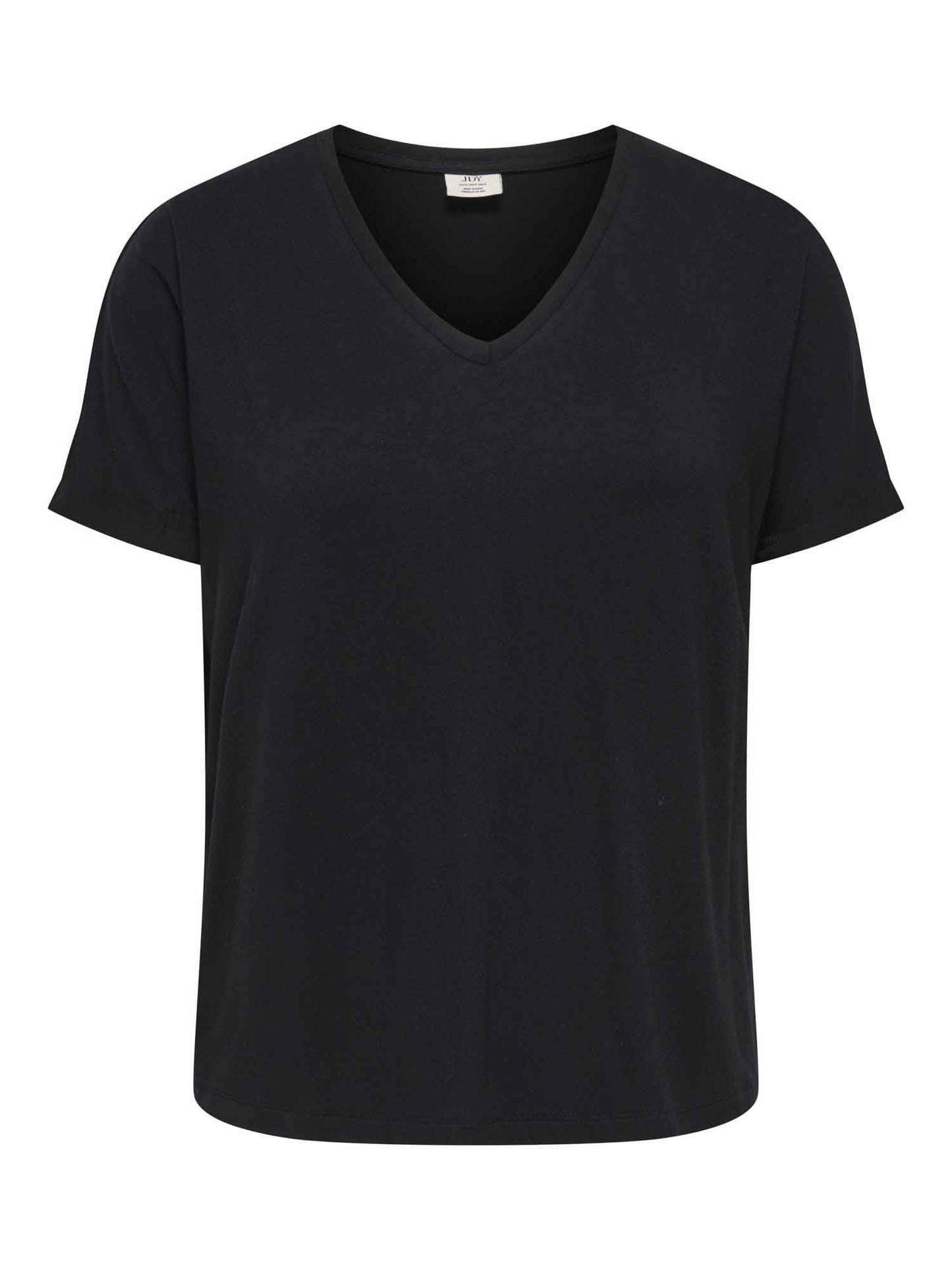 Jacqueline de Yong Sissy, t-shirt maniche corte nera da donna