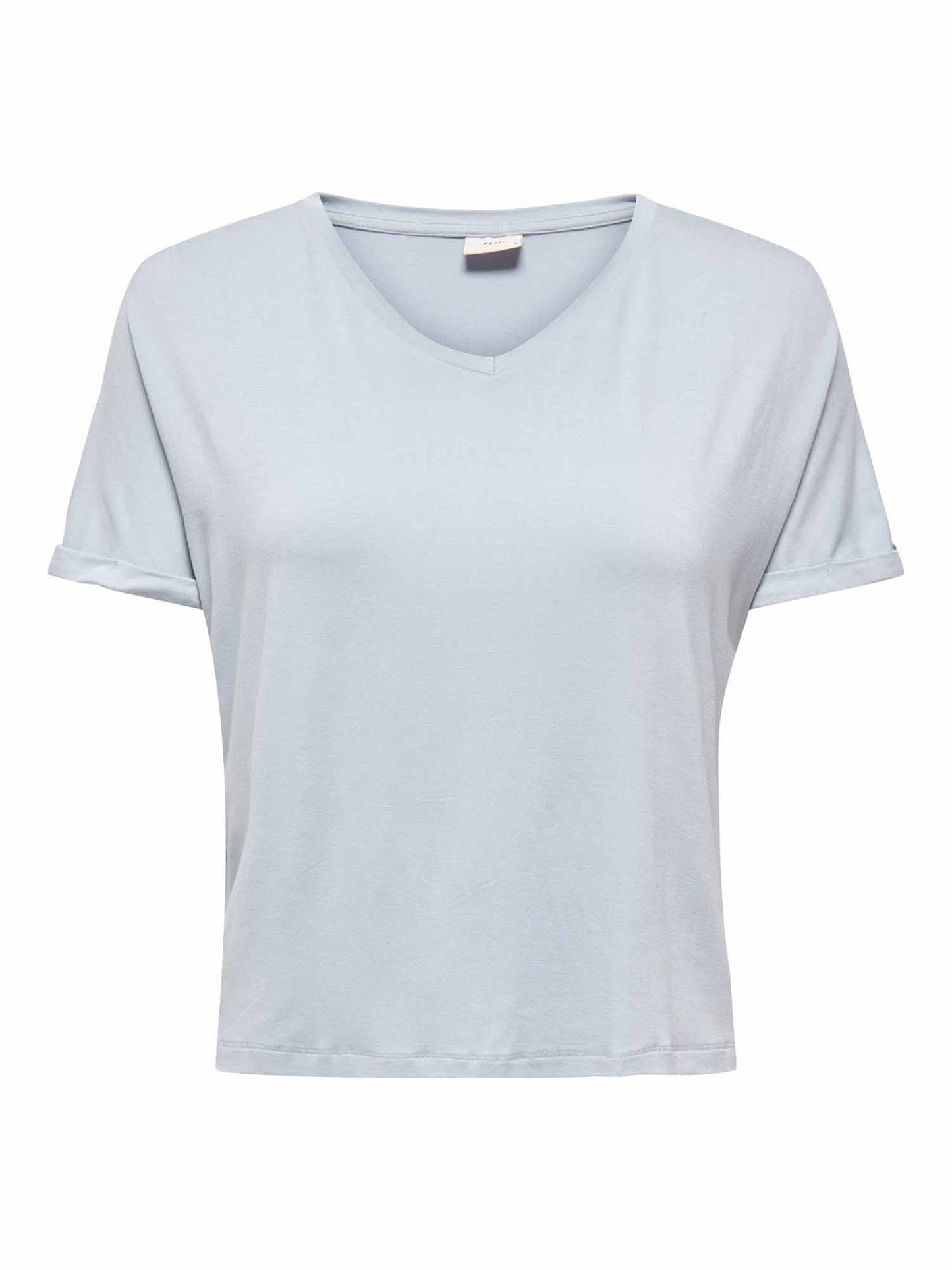 Jacqueline de Yong Sissy, t-shirt a maniche corte azzurra da donna