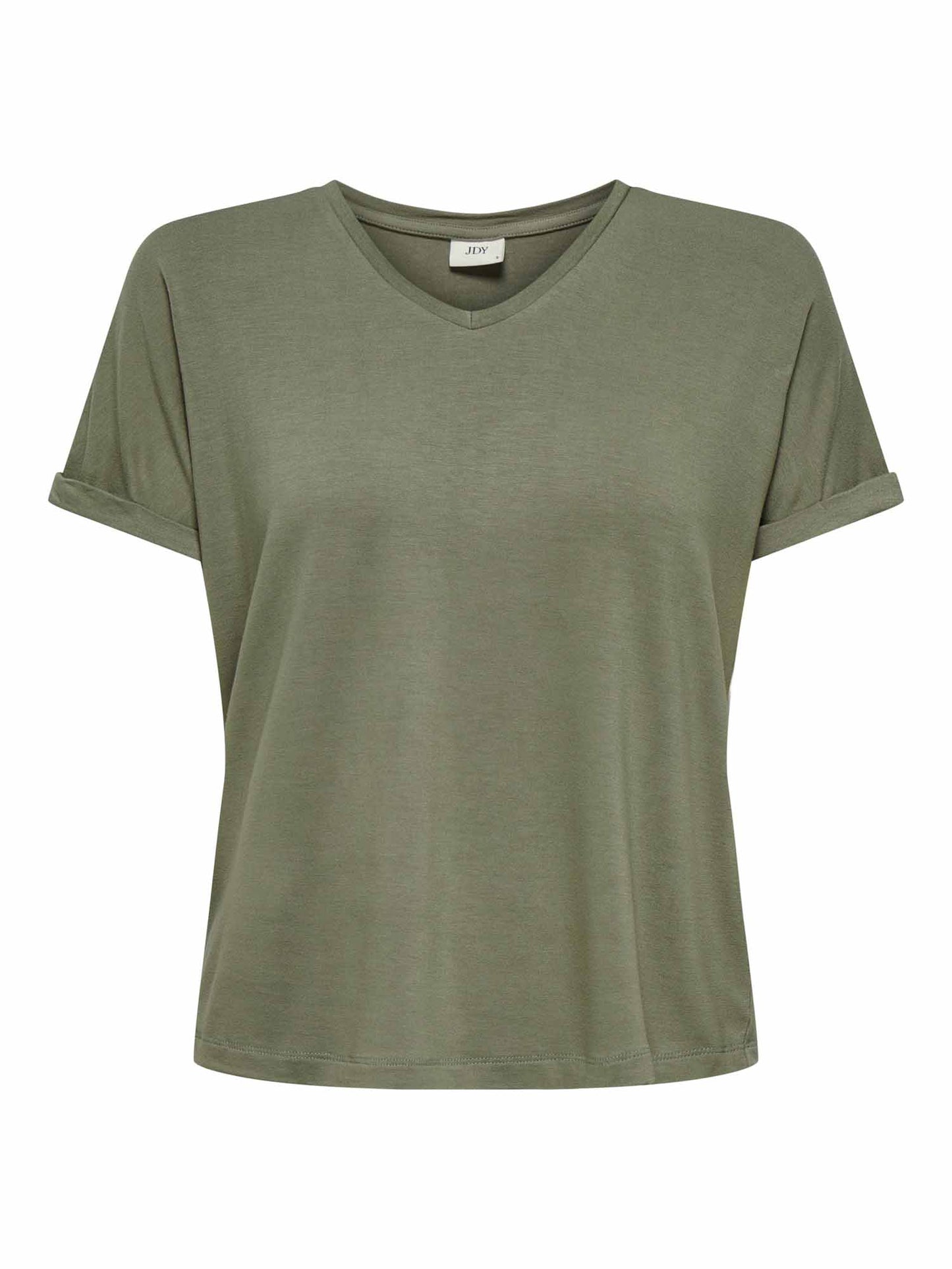 T-shirt verde a maniche corte Jaqueline de Yong da donna