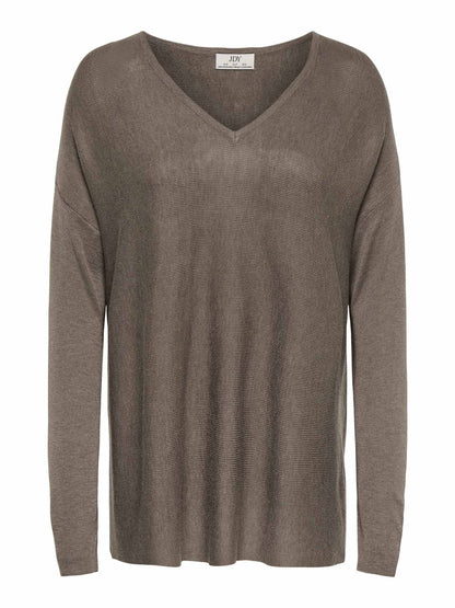 Jacqueline De Yong New Behave V, maglia da donna marrone