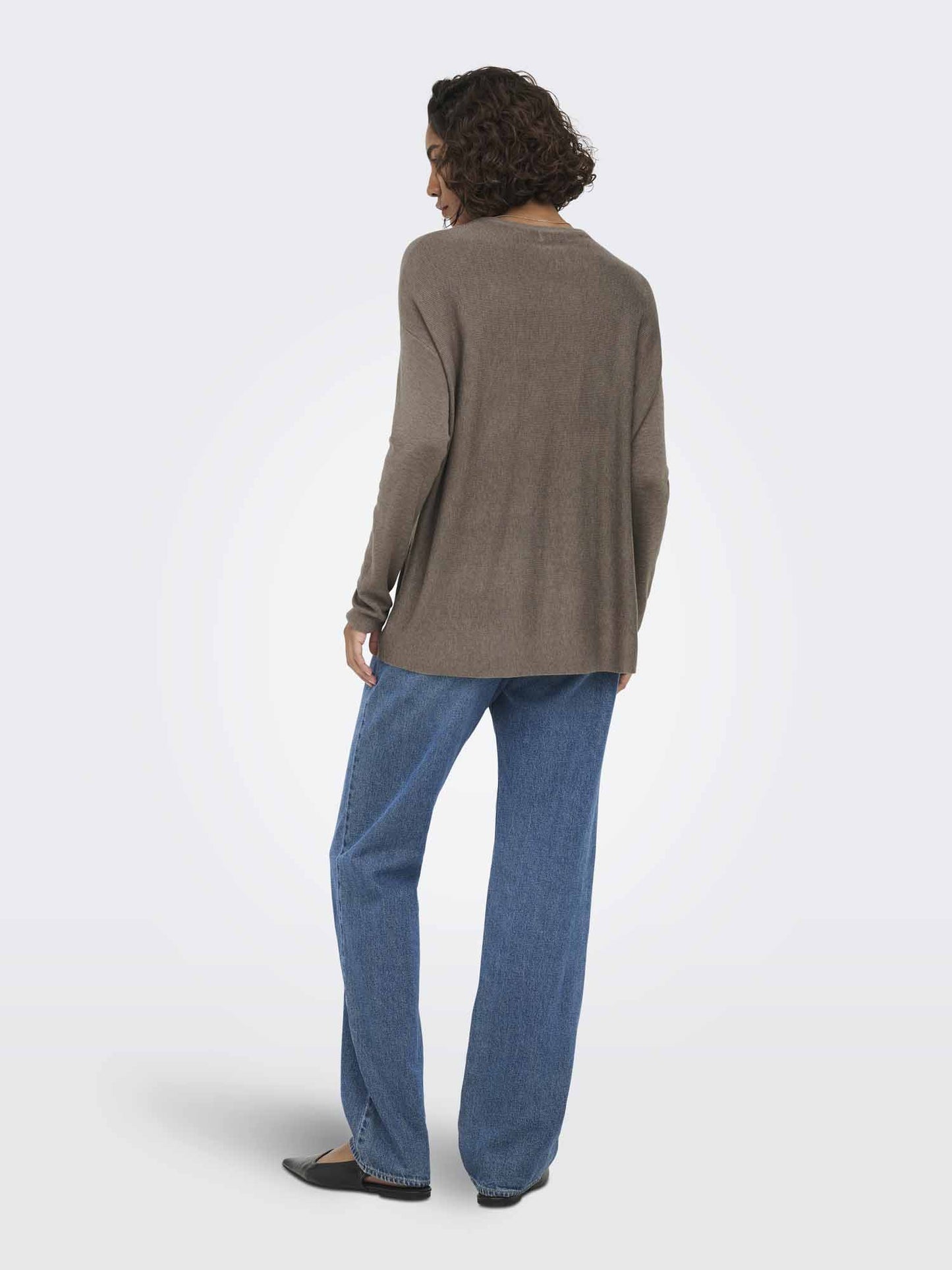 Jacqueline De Yong New Behave V, maglia da donna marrone