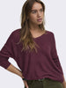 jaqueline-de-yong-new-behave-v-maglia-da-donna-bordeaux