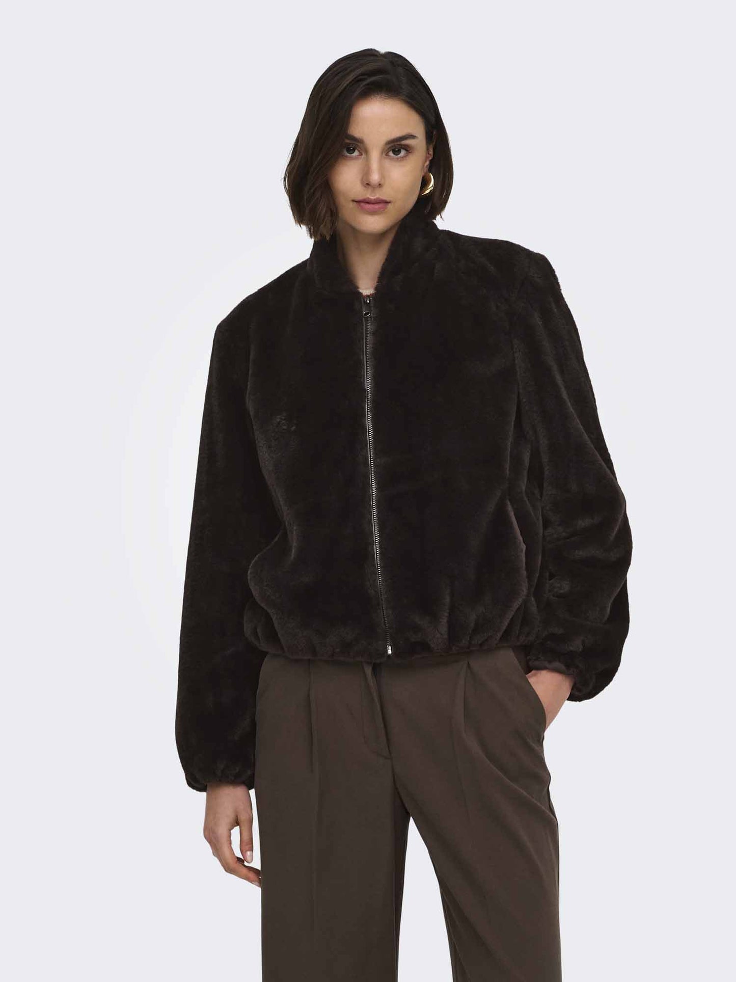 Jacqueline De Yong Jdy Macy Faux, giacca da donna marrone