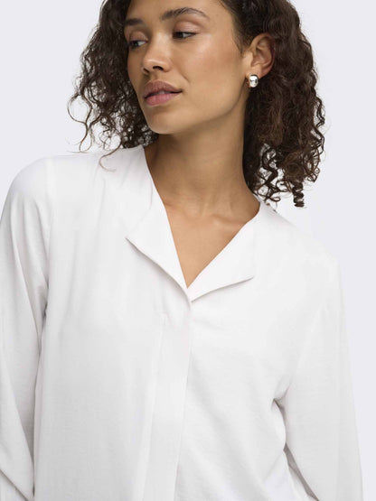Jaqueline de Yong Jdy Aya, top / blusa da donna panna