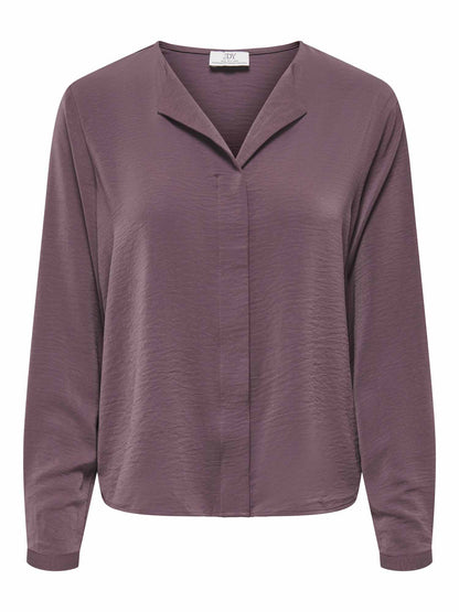 Jacqueline De Yong Aya, blusa da donna bordeaux