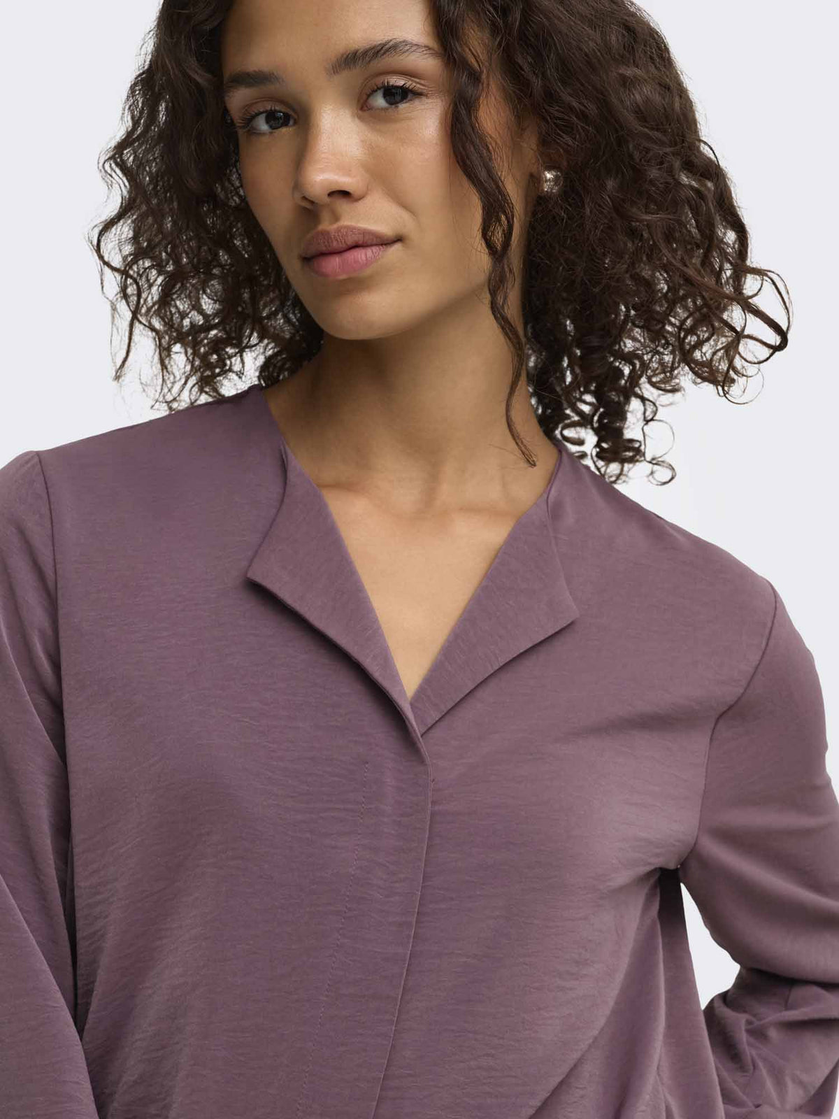 Jacqueline De Yong Aya, blusa da donna bordeaux