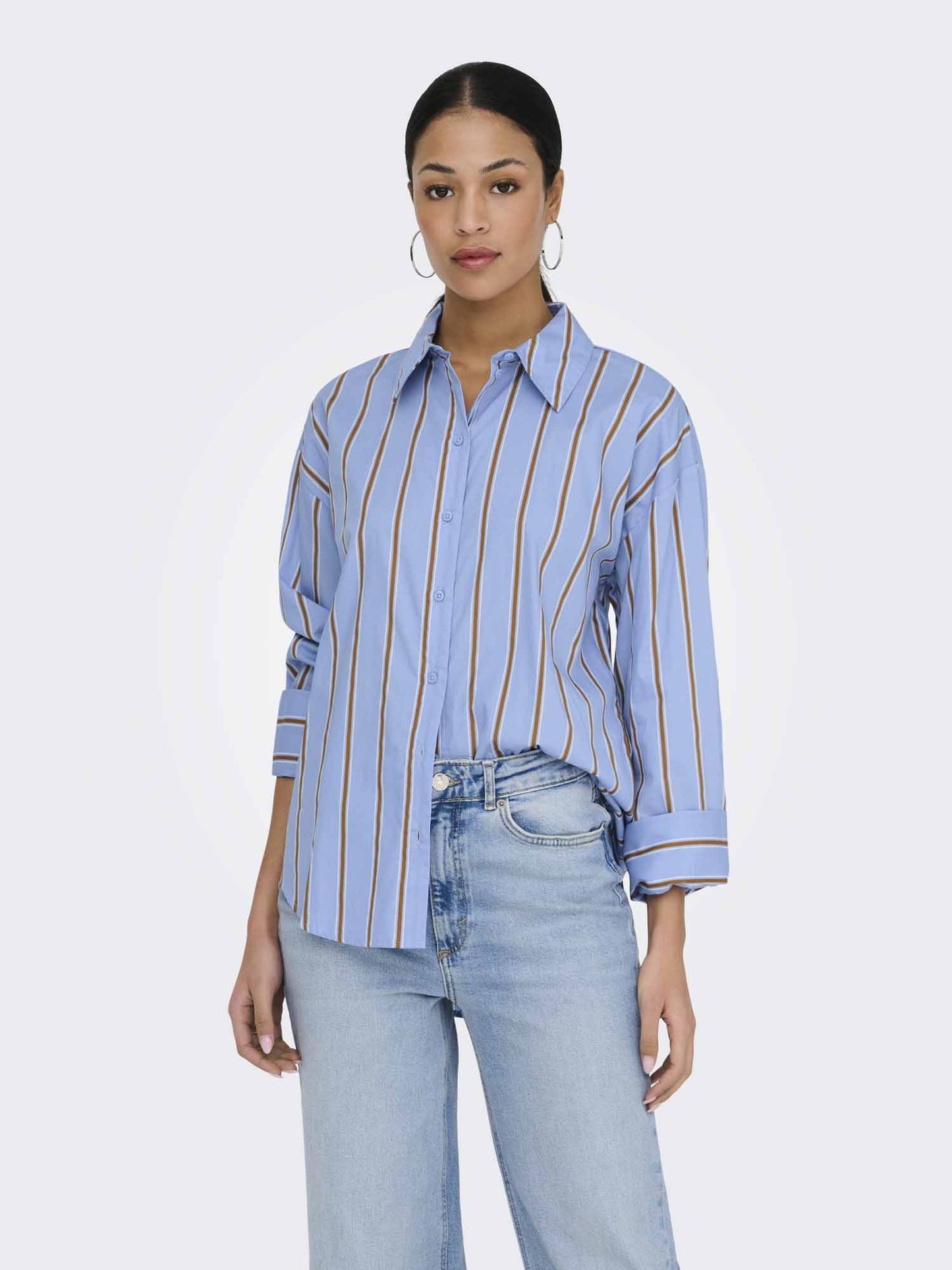 Jacqueline De Yong Jdyserena, camicia da donna azzurra