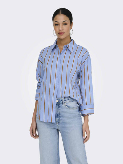 Jacqueline De Yong Jdyserena, camicia da donna azzurra