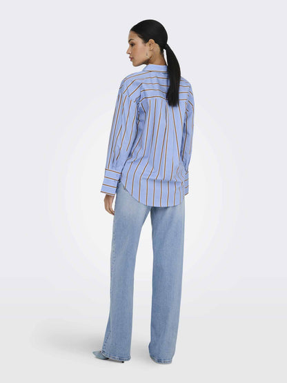 Jacqueline De Yong Jdyserena, camicia da donna azzurra