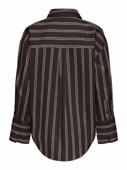 Jacqueline De Yong Serena, camicia da donna marrone