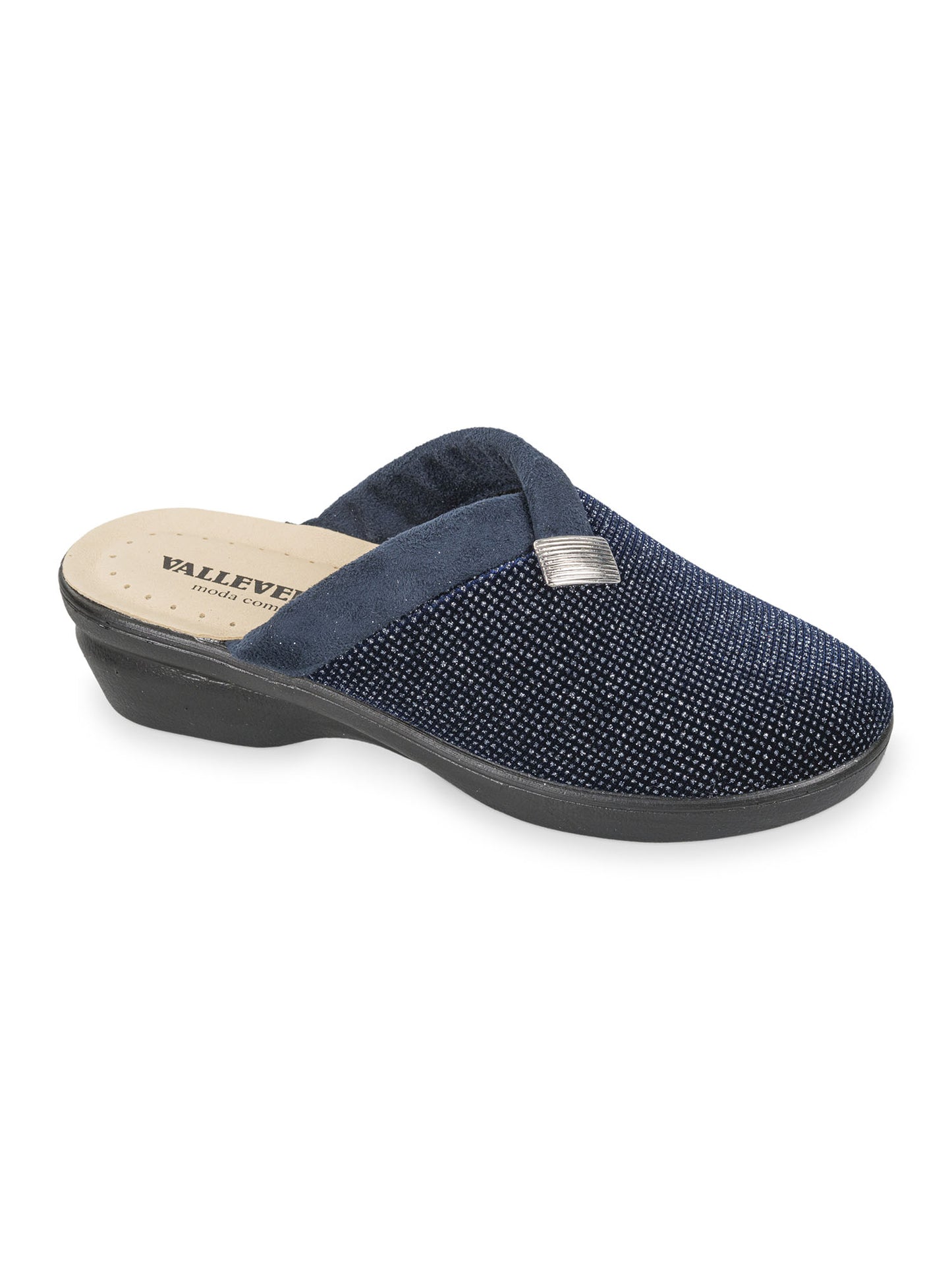 CIABATTA CON STRASS VALLEVERDE DONNA BLU