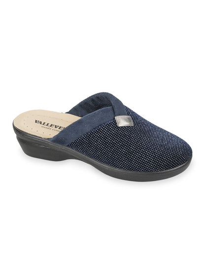 CIABATTA CON STRASS VALLEVERDE DONNA BLU