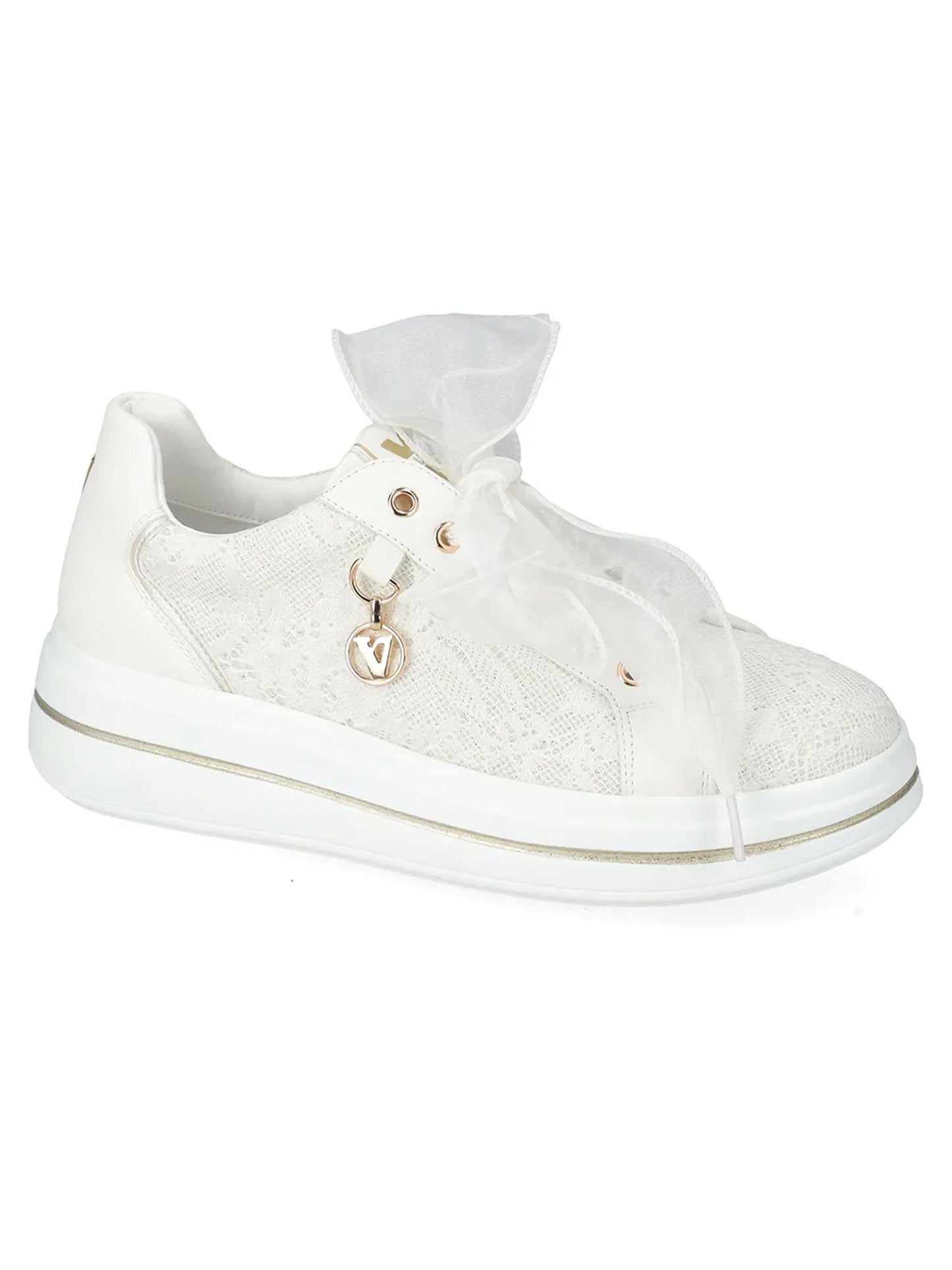 Sneakers Valleverde argento donna con dettagli raffinati e comfort
