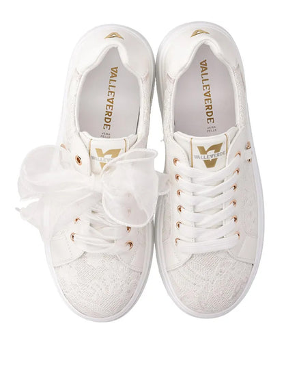 Sneakers Valleverde argento donna con dettagli raffinati e comfort