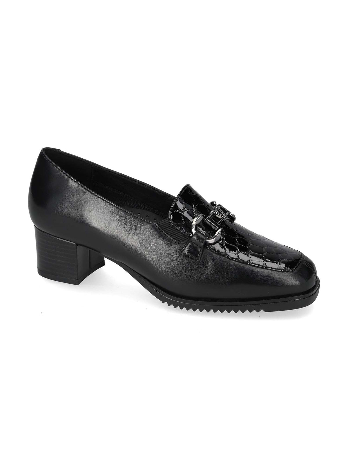 Valleverde 36377 1001, mocassino da donna nero