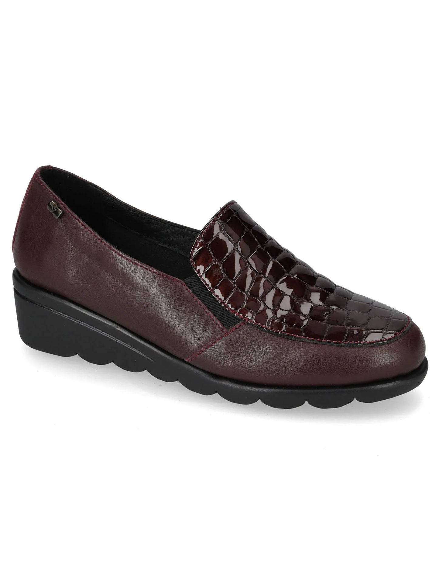 MOCASSINO CON ZEPPA VALLEVERDE DONNA BORDEAUX