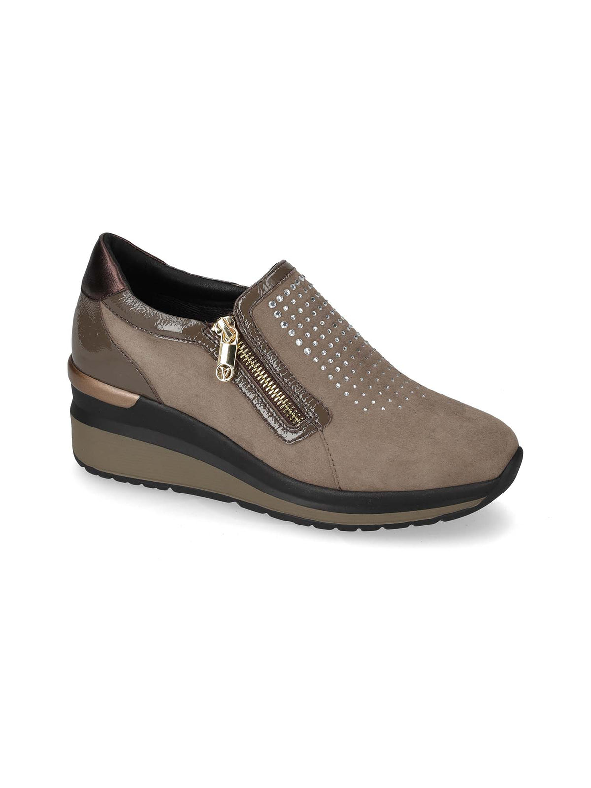 Valleverde, slip on da donna marrone