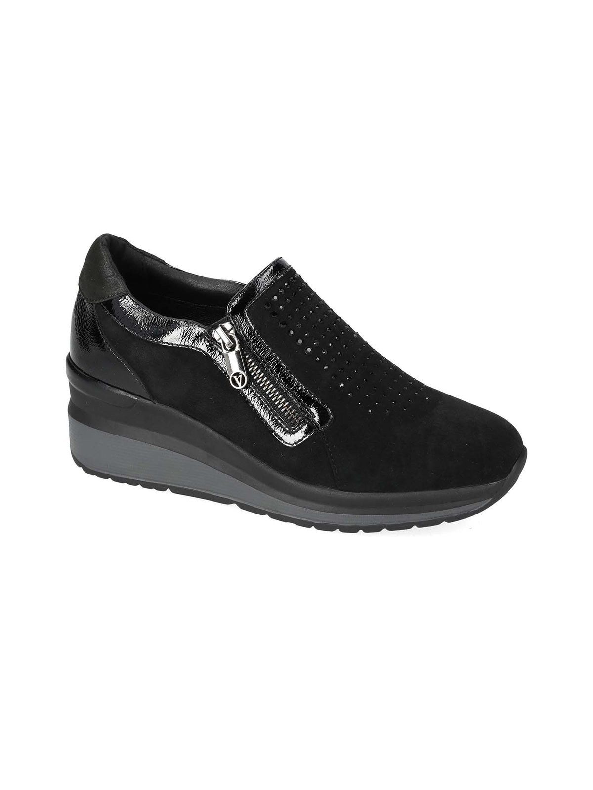 Valleverde Slipon, slip on da donna nere