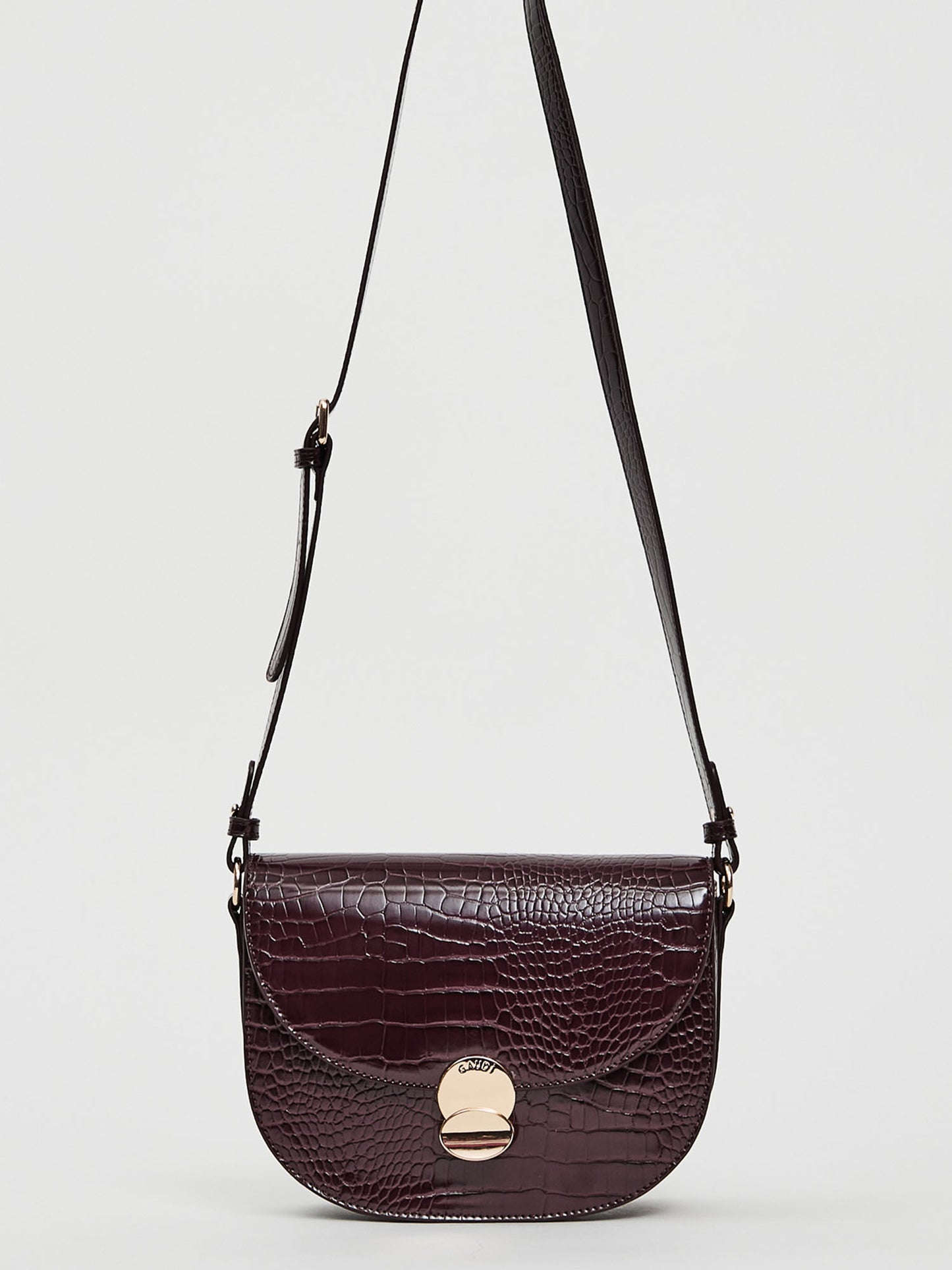 BORSA EVELYN COCCODRILLO GAUDI' VINO