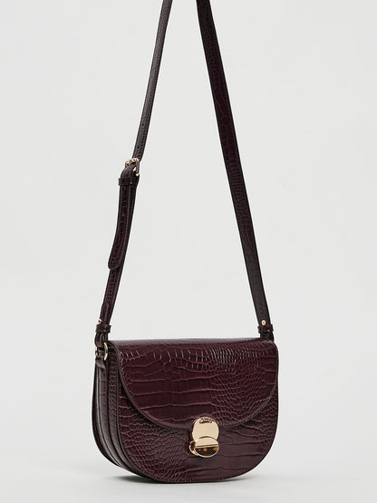 BORSA EVELYN COCCODRILLO GAUDI' VINO