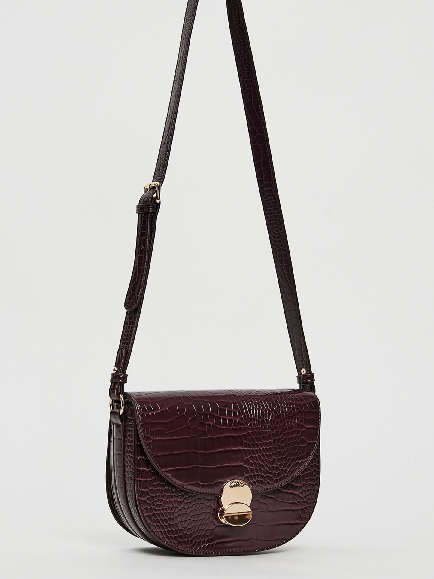 BORSA EVELYN COCCODRILLO GAUDI' VINO