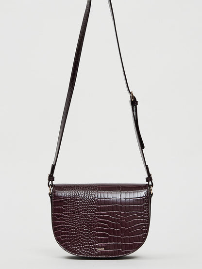 BORSA EVELYN COCCODRILLO GAUDI' VINO