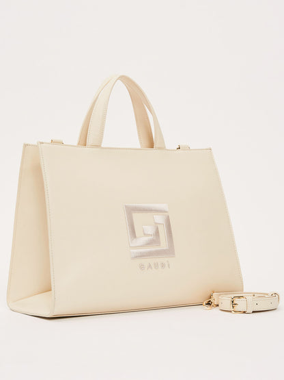 Gaudi' Emily, borsa a mano da donna in crema