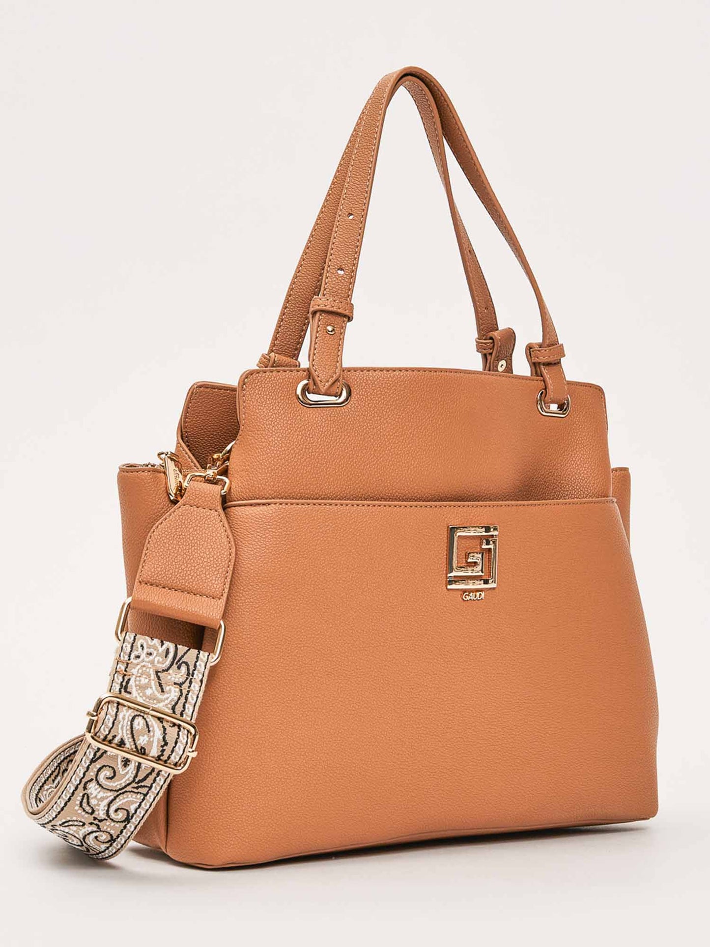 Borsa a mano Gaudi' Ginnie beige da donna