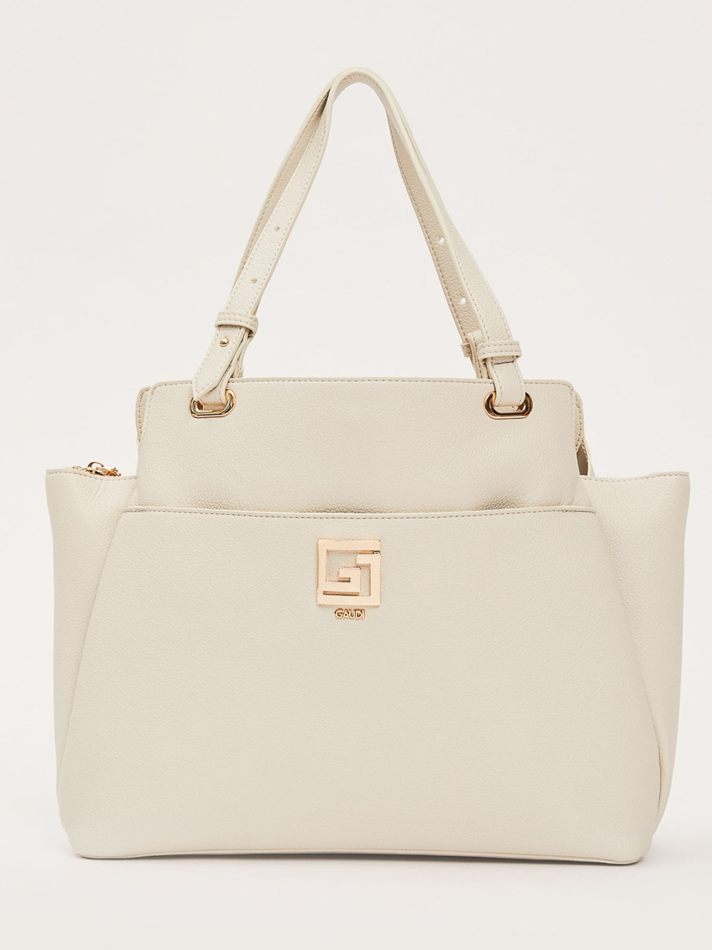 Gaudì Ginnie, borsa a mano donna color crema raffinata