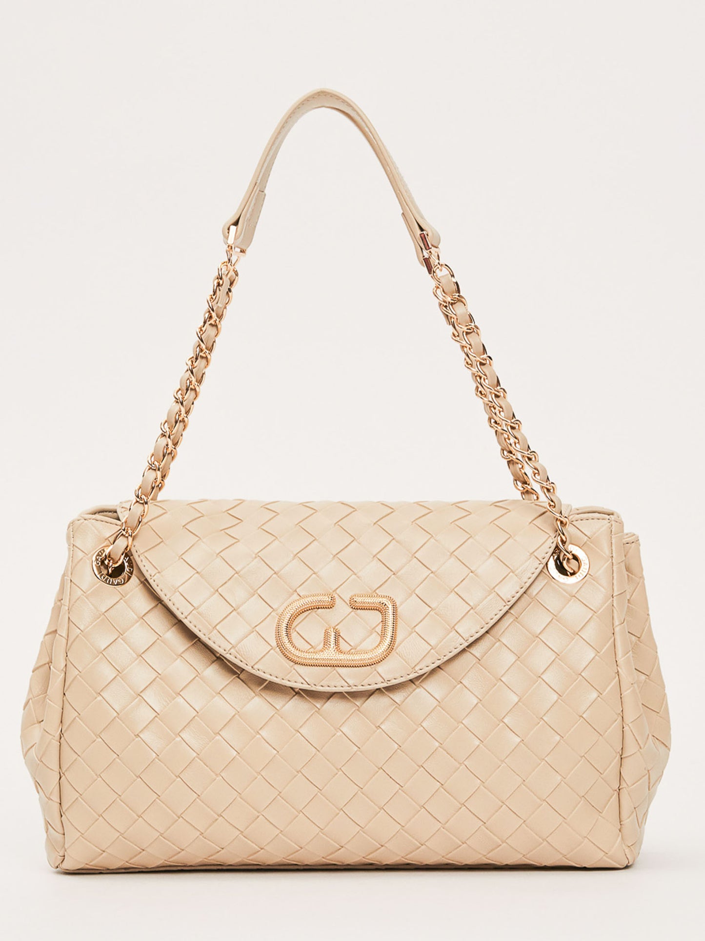 Gaudì Gaia, shopping bag donna color crema